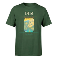 Thumbnail for Dalaman Airport (DLM) T-Shirt single-side front print in Dark Green | dalaman-airport-dlm-double-side-t-shirt
