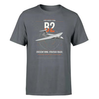 Thumbnail for Handley Page Victor B2 design on gray t-shirt, single-side print