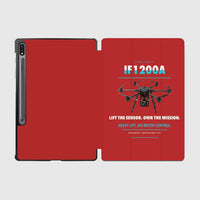 Thumbnail for Inspired Flight IF1200A design on red samsung tablet tablet case