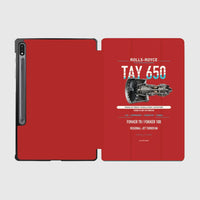 Thumbnail for TAY 650 design on red samsung tablet tablet case
