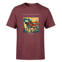 Thumbnail for VINTAGE G4165 - The Barnstormer's Poster - Premium T-Shirt design on darkred premium t shirt