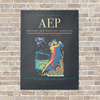 Thumbnail for Aeroparque Jorge Newbery AEP — Buenos Aires vertical canvas print - no frame - gray background