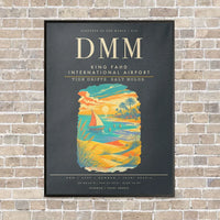 Thumbnail for King Fahd International Airport DMM - Canvas Framed - Gray
