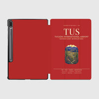 Thumbnail for Tucson International Airport (TUS) design on red samsung tablet tablet case