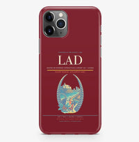 Thumbnail for Luanda Airport (LAD) design on dark red iPhone 16 Pro MagSafe case