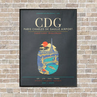 Thumbnail for Paris Charles de Gaulle Airport CDG - Canvas Framed - Gray