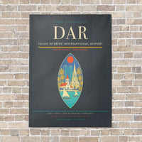 Thumbnail for Julius Nyerere International Airport DAR vertical canvas print - no frame - gray background