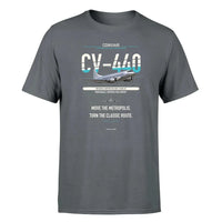 Thumbnail for Convair CV-440 Metropolitan design on gray single side