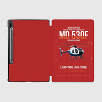 Thumbnail for MD Helicopters MD 530F design on red samsung tablet tablet case