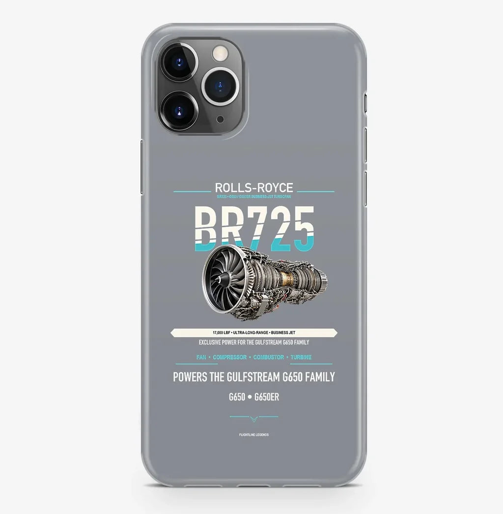 BR725 Case ProMax design on gray iphone case promax