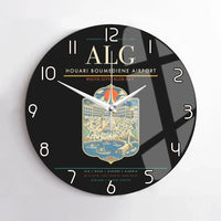 Thumbnail for Houari Boumediene Airport ALG Wall-Clock No-Frame - Black