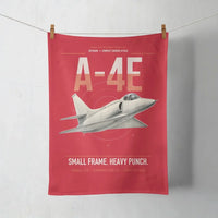 Thumbnail for A-4E Skyhawk design on red towel