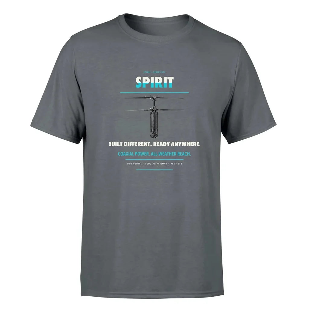 Ascent AeroSystems Spirit design on gray single side