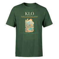 Thumbnail for Kalibo International Airport (KLO) T-Shirt single-side front print in Dark Green | kalibo-international-airport-klo-double-side-t-shirt