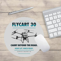 Thumbnail for DJI FlyCart 30 design on light gray round mouse pad