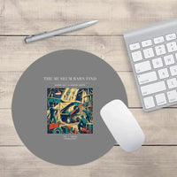 Thumbnail for VINTAGE G4454 - The Museum Barn Find - Designed Mouse Pads design on gray round