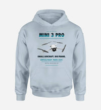 Thumbnail for DJI Mini 3 Pro design on light blue hoodie single side
