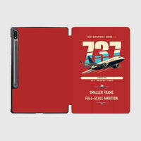 Thumbnail for Boeing 737 MAX 7 design on red samsung tablet tablet case
