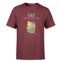 Thumbnail for Aberdeen Airport (ABZ) Premium T-Shirt Dark Red