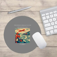 Thumbnail for VINTAGE G4491 - The River Ice Breakup Watch - Designed Mouse Pads design on gray round