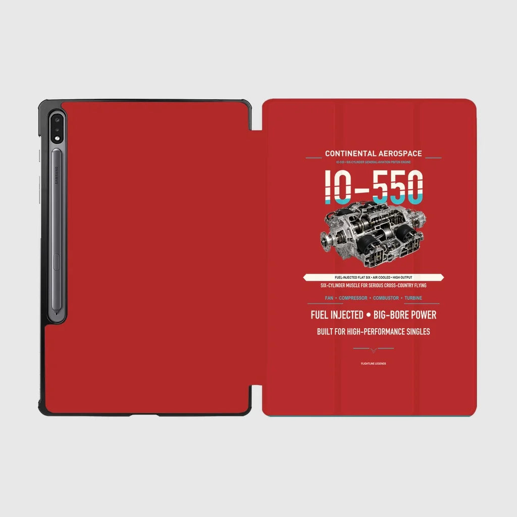 IO-550 design on red samsung tablet tablet case