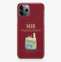 Thumbnail for Monastir Airport (MIR) design on dark red iPhone 16 Pro MagSafe case