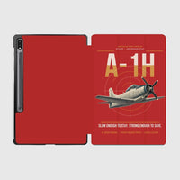 Thumbnail for A-1H Skyraider design on red samsung tablet tablet case