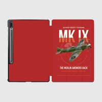 Thumbnail for Supermarine Spitfire Mk IX design on red samsung tablet tablet case