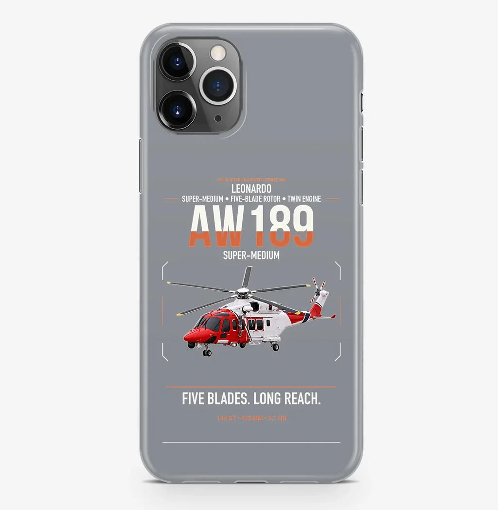 Leonardo AW189 design on gray magsafe iphone case, for iPhone Pro Max