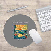 Thumbnail for VINTAGE G4500 - The Five Hundredth Sunrise - Designed Mouse Pads design on gray round