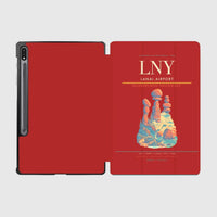 Thumbnail for Lanai Airport (LNY) design on red samsung tablet tablet case