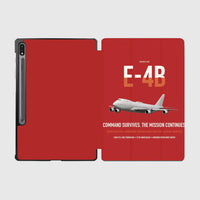Thumbnail for E-4B Nightwatch design on red samsung tablet tablet case