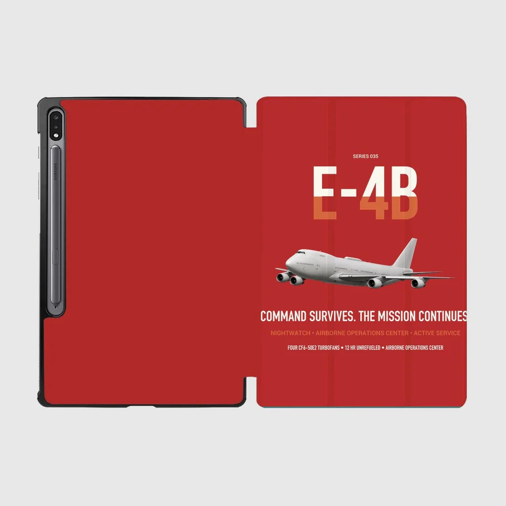 E-4B Nightwatch design on red samsung tablet tablet case