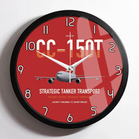 Thumbnail for Airbus CC-150T Polaris design on red framed wall clock