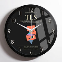 Thumbnail for Toulouse-Blagnac Airport TLS Wall-Clock Framed - Black