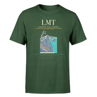 Thumbnail for Klamath Falls Airport (LMT) T-Shirt single-side front print in Dark Green | klamath-falls-airport-lmt-double-side-t-shirt