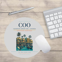 Thumbnail for Cadjehoun Airport (COO) design on light gray round mouse pad