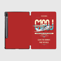 Thumbnail for Cessna 180J Skywagon design on red samsung tablet tablet case