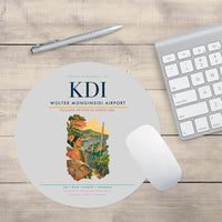 Thumbnail for Wolter Monginsidi Airport (KDI) design on light gray round mouse pad