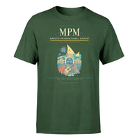 Thumbnail for Maputo International Airport (MPM) T-Shirt single-side front print in Dark Green | maputo-international-airport-mpm-double-side-t-shirt