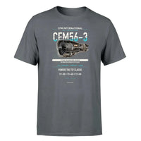 Thumbnail for CFM56-3 design on gray single side