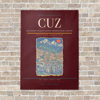 Thumbnail for Alejandro Velasco Astete International Airport CUZ - Canvas No Frame - Dark Red