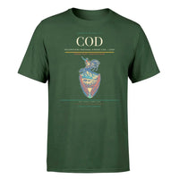 Thumbnail for Yellowstone Regional Airport (COD) T-Shirt single-side front print in Dark Green | yellowstone-regional-airport-cod-double-side-t-shirt