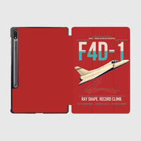 Thumbnail for F4D-1 Skyray design on red samsung tablet tablet case