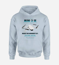 Thumbnail for DJI Mini 2 SE design on light blue hoodie single side
