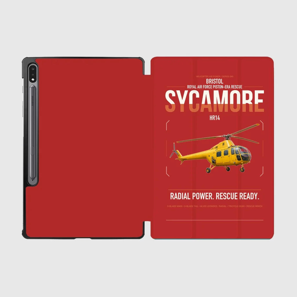 Bristol Sycamore HR14 design on red samsung tablet tablet case
