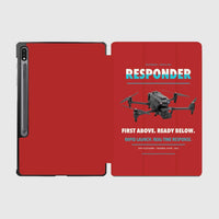 Thumbnail for BRINC Responder design on red samsung tablet tablet case