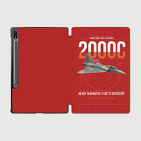 Thumbnail for Dassault Mirage 2000C RDI design on red samsung tablet tablet case
