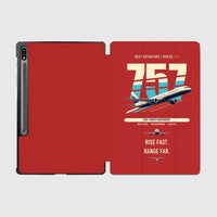 Thumbnail for Boeing 757-200 design on red samsung tablet tablet case