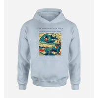 Thumbnail for VINTAGE G4439 - The Porthole Pen Pals - Premium Hoodie design on lightblue premium